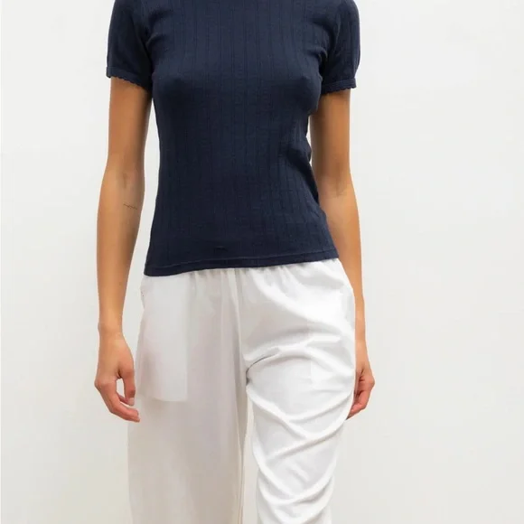 LESET Yoko Cotton White Pants - Picture 3 of 5